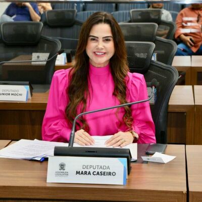 Imagem da notícia Pesquisa aponta Mara Caseiro como uma das favoritas para a Câmara Federal em 2026, ocupando 2º lugar na espontânea